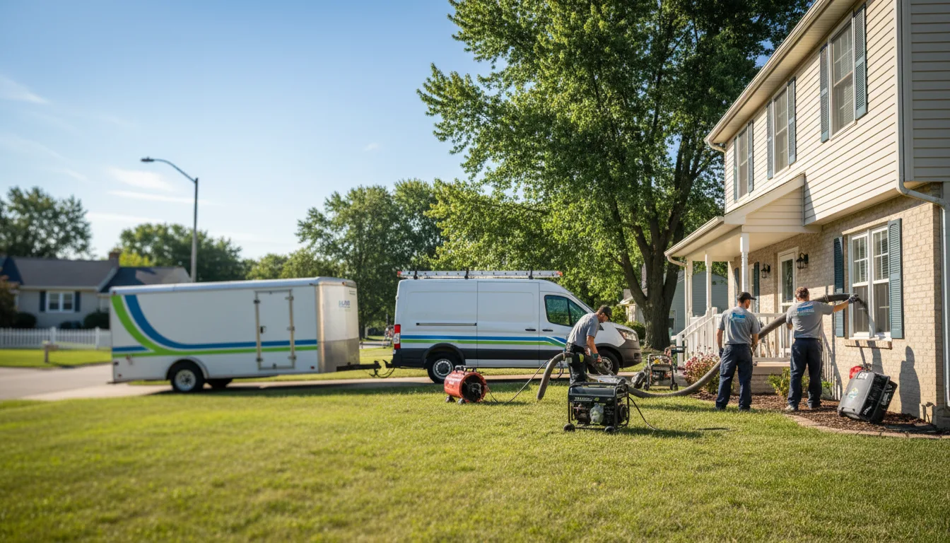Flooded Basement Restoration And Cleanup With Repair in Truesdale, IA near me